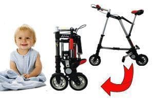 ノーパンクタイヤ 折りたたみ自転車 超軽量　超コンパクト　折り畳み　世界最小