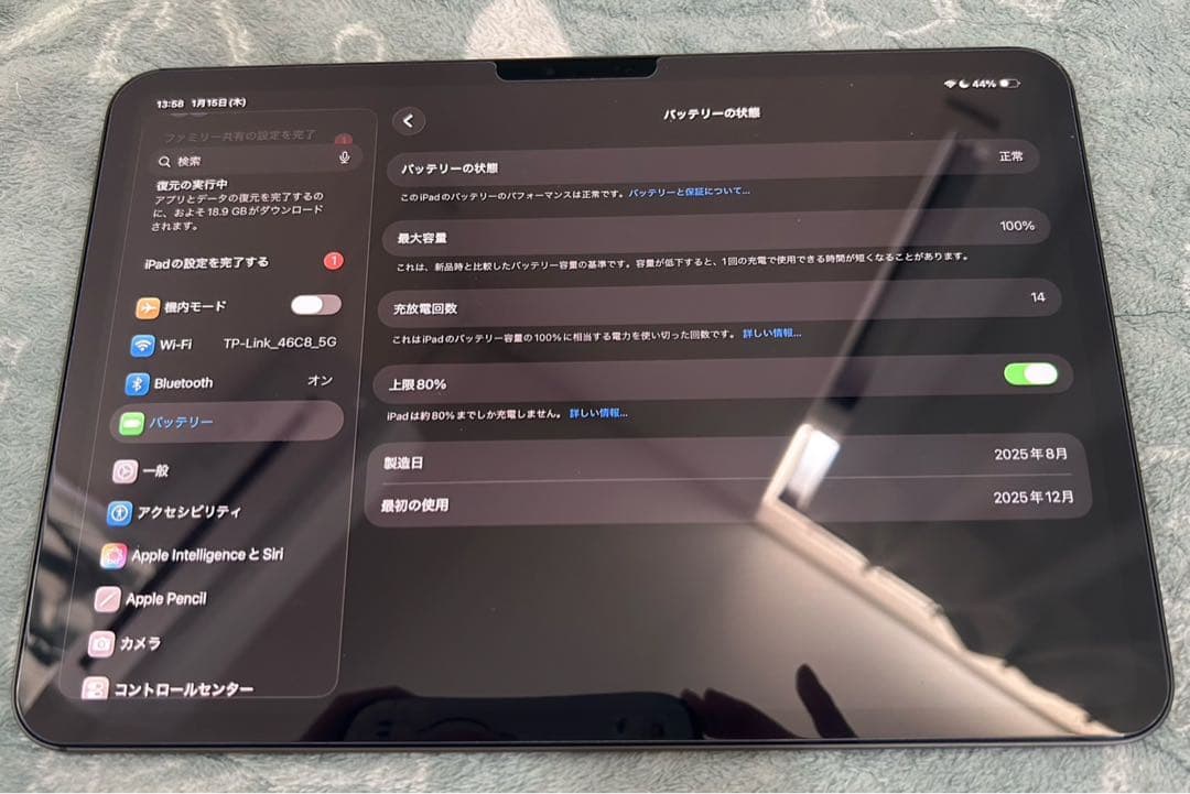 iPad Pro M5 256GB 11インチ　スペースグレー