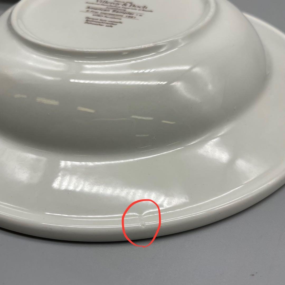 Villeroy&Bochビレロイ＆ボッホ アメリカンサンプラー スープ皿5枚