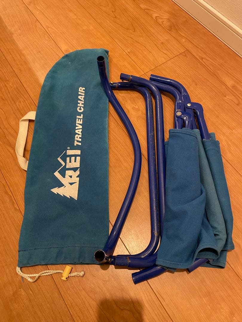 80s REI トラベルチェア ブルー バイヤーオブメイン