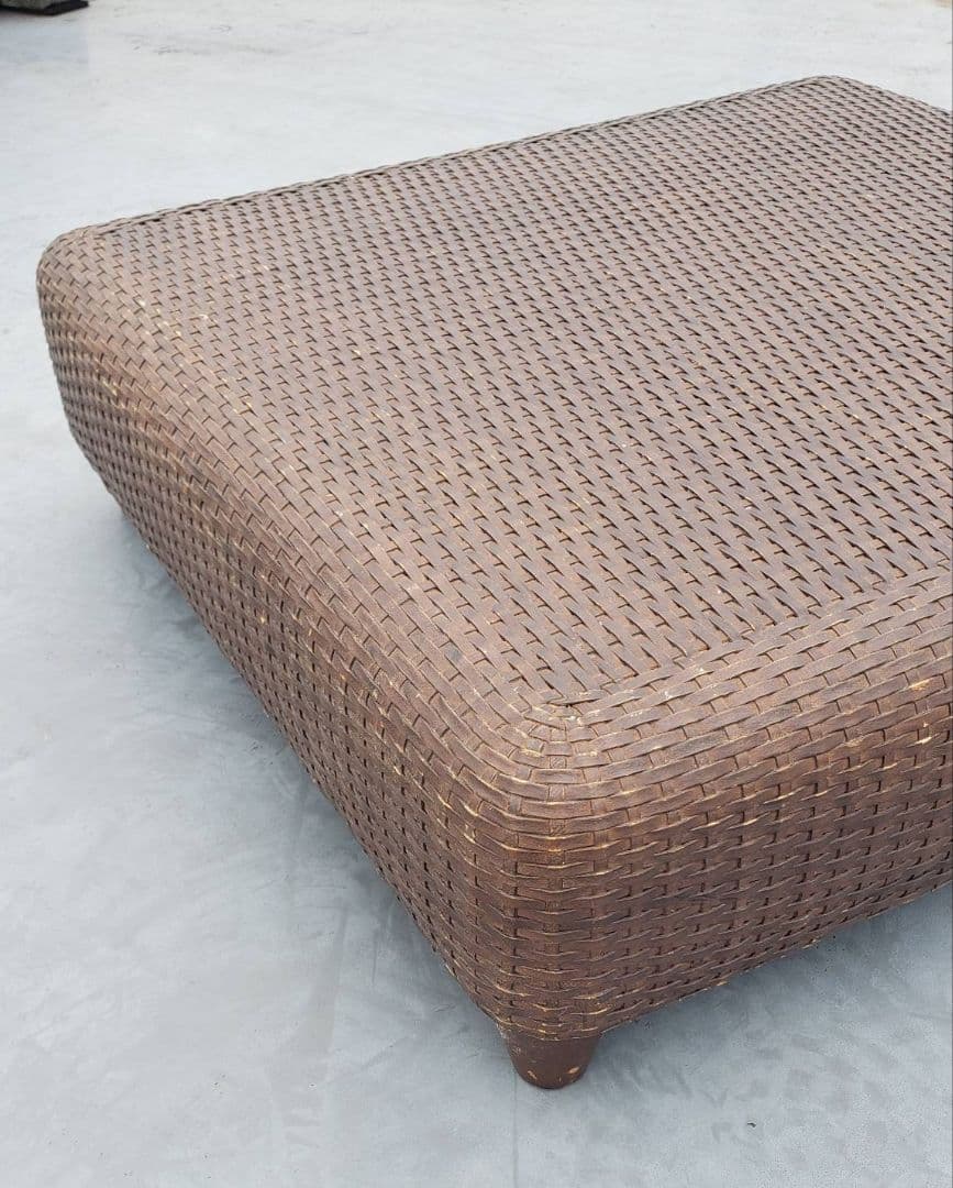 革編み込み　スツール