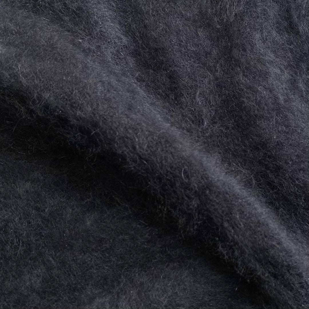 【美品✨】Deuxieme Classe ふわふわ　シャギーVネックニット　黒