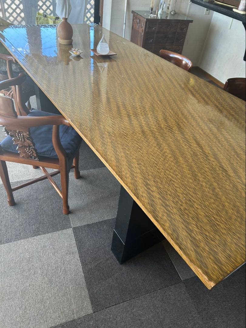 イタリア製 高級テーブル 8人 値引き可 クラシック 木製 当時120万円 中古