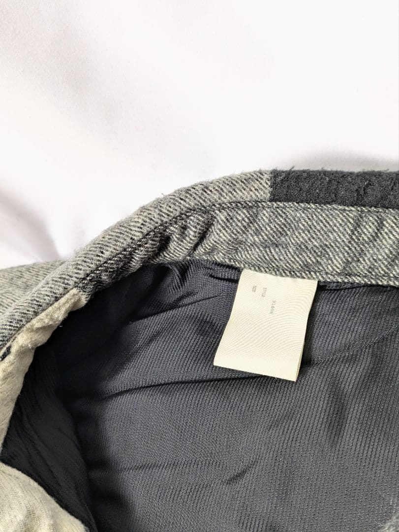 新品未使用 N.HOOLYWOOD ビッグチェックオーバーサイズシャツジャケット