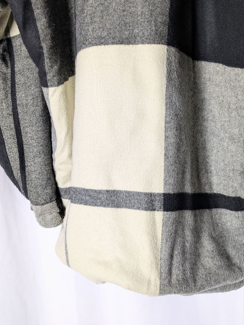 新品未使用 N.HOOLYWOOD ビッグチェックオーバーサイズシャツジャケット