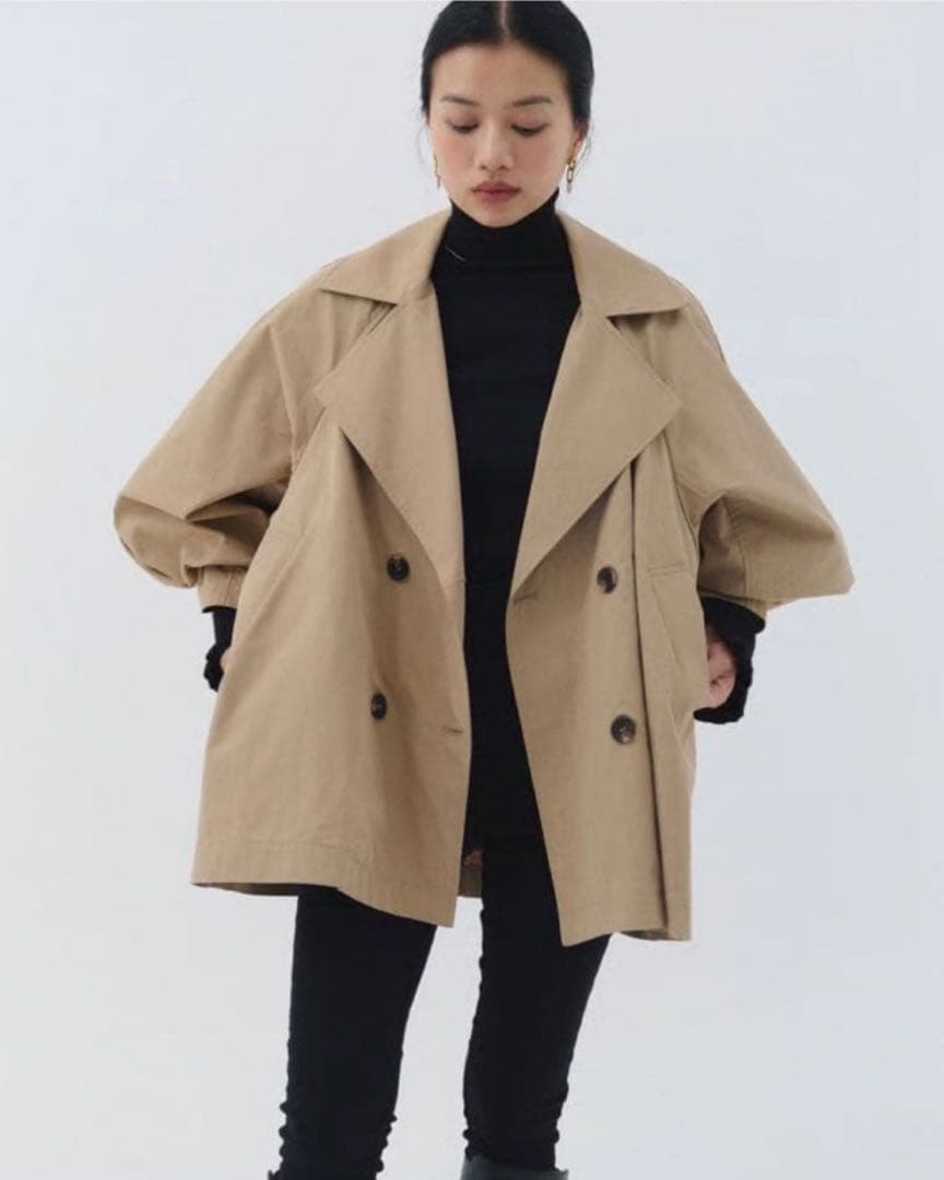 【新品未使用】【極美品】 CLORE Cross over Trench