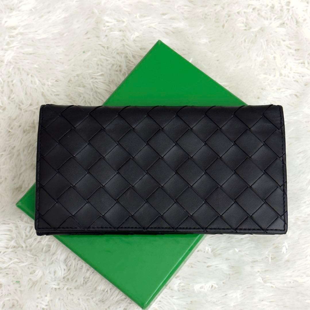 美品✨RFID内蔵 BOTTEGAVENETA ボッテガ イントレチャート 財布