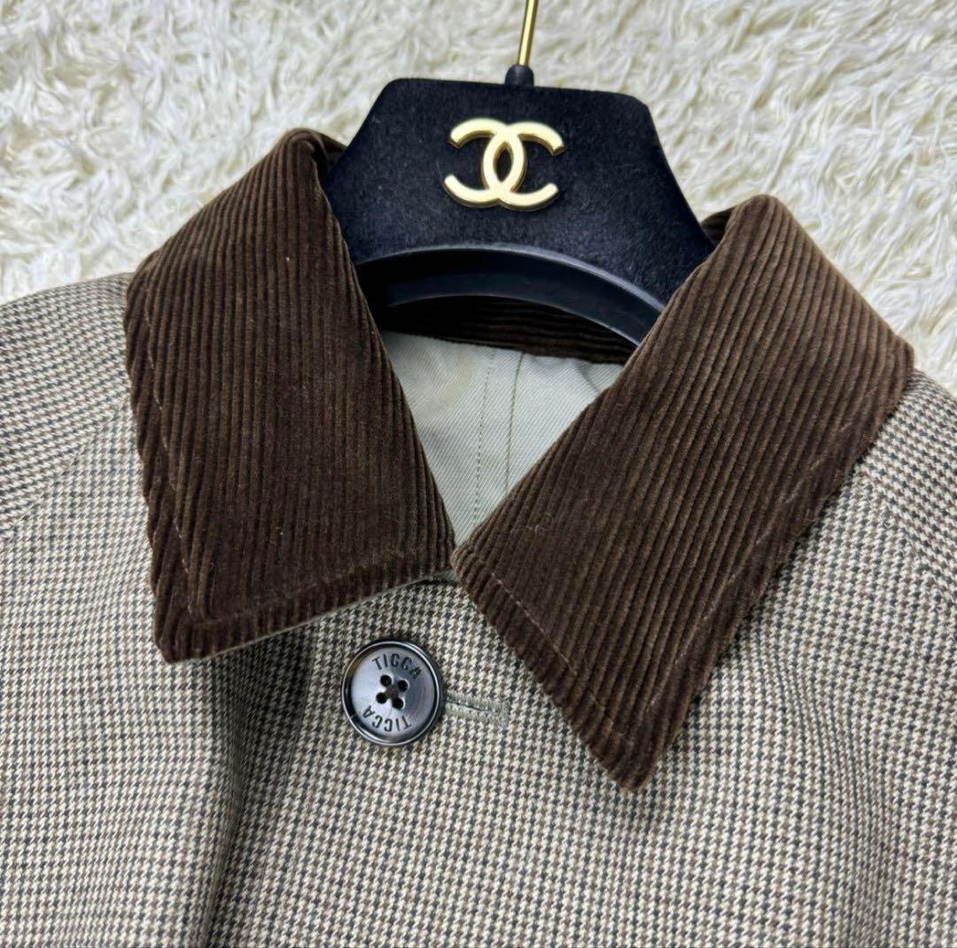 極美品◼️ TICCA ティッカリバーシブルステンカラーコート