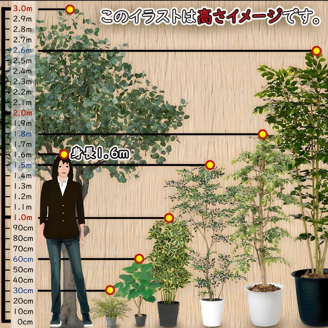 光触媒　人工観葉植物　フェイクグリーン　ベンガルボダイジュコアッド鉢付き