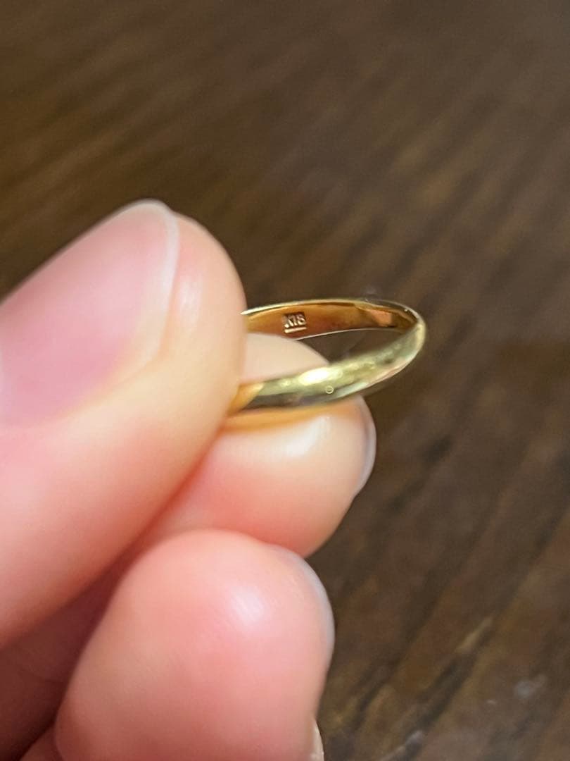 18金 リング 14～15号