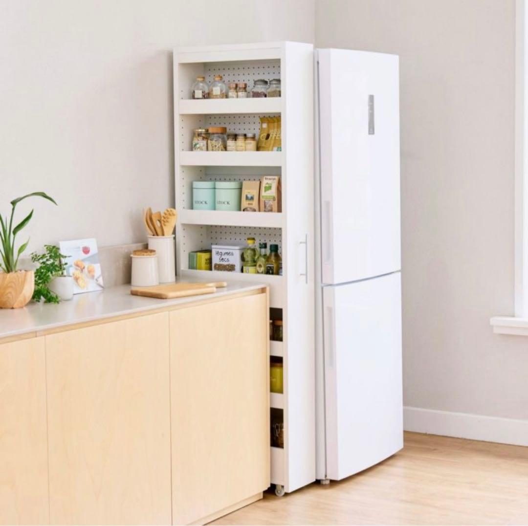 ◼️本日23時59分まで限定◼️白井 隙間収納ストッカー タントキーパー　ホワイト