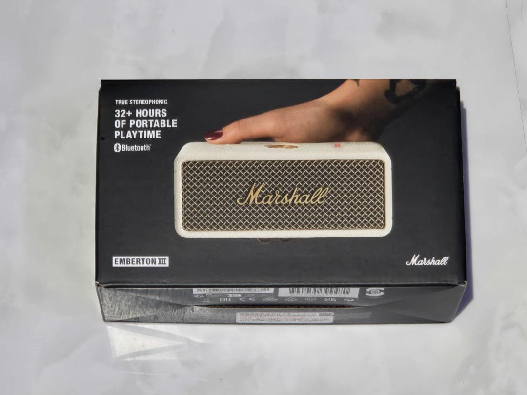 Marshall Emberton III ワイヤレススピーカー クリーム