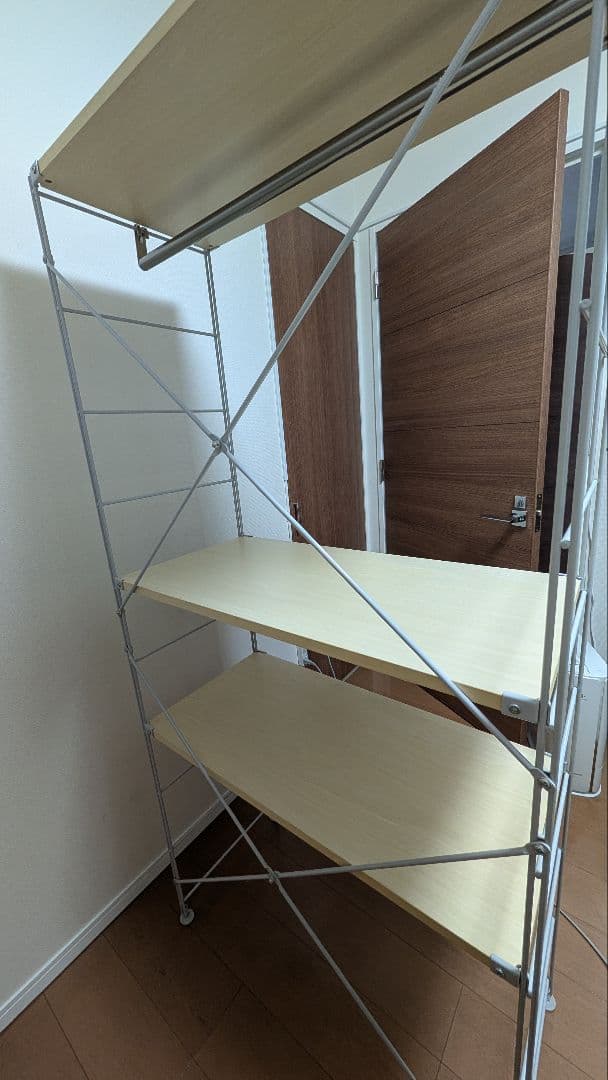 【送料込・完成品】無印スチールユニットシェルフ　ワードローブセット★限定値下げ中