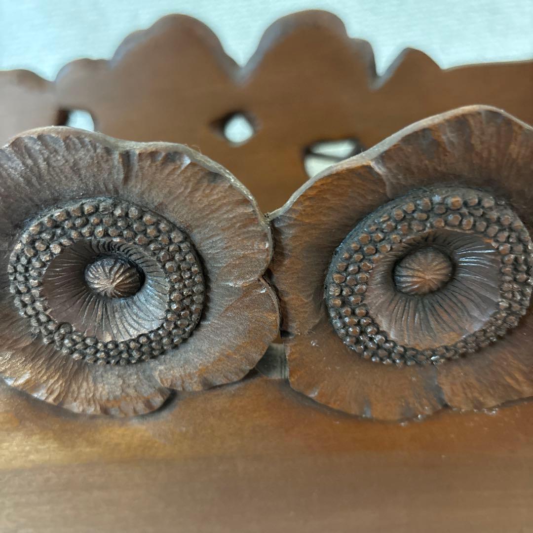 鎌倉彫マガジンラック　手作り作品　渡辺一生