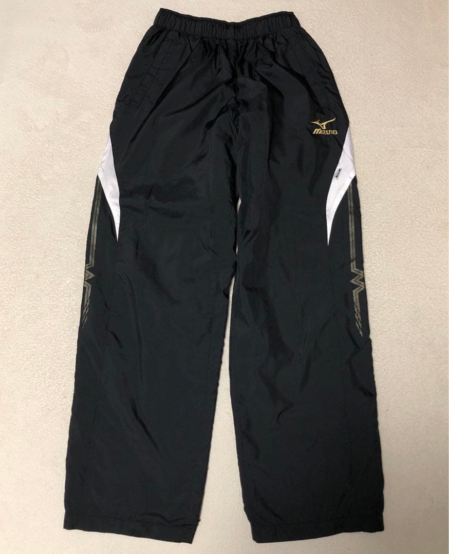 良品　MIZUNO ミズノ　ブレスサーモ　ウインドブレーカー上下　ブラック　M