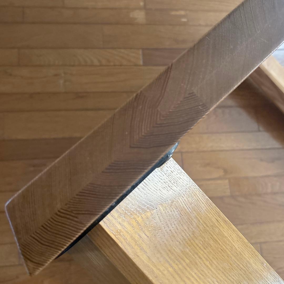 耳付き 90cm角】飛騨産業 キツツキマーク ダイニングテーブル 高さ低め