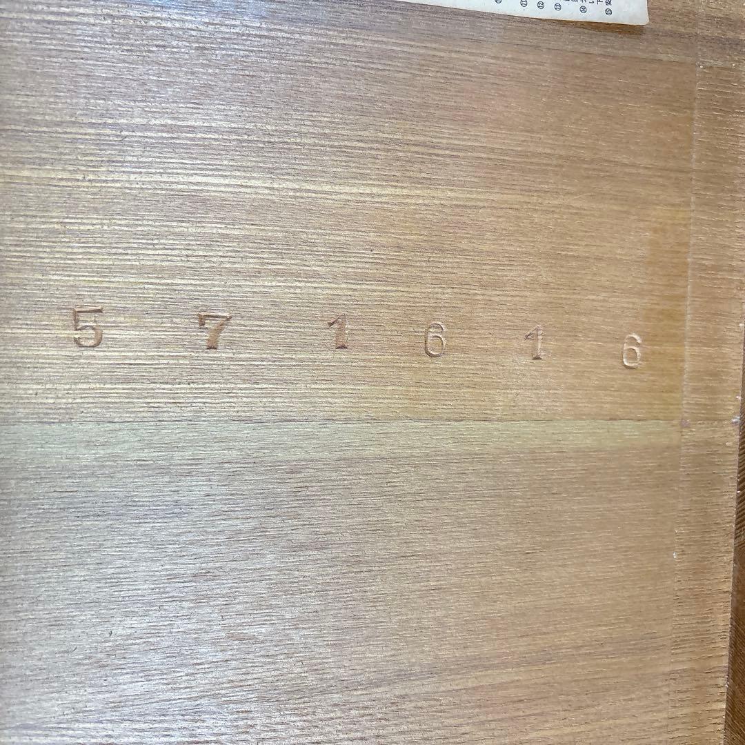 耳付き 90cm角】飛騨産業 キツツキマーク ダイニングテーブル 高さ低め