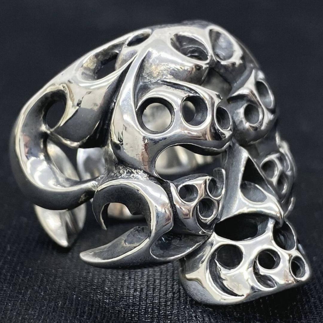 TENDERLOIN T-SKULL RING SILVER リング 18号