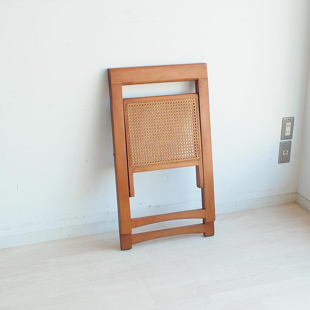 Aldo Jacober 「Trieste」 フォールディングチェア ラタン