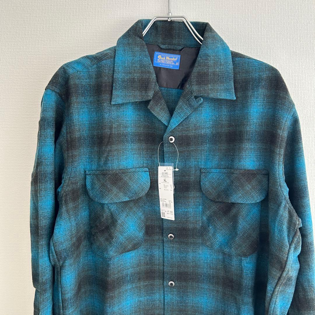 若*将様 BACK NUMBER ウールシャツ　ペンドルトン　オンブレ