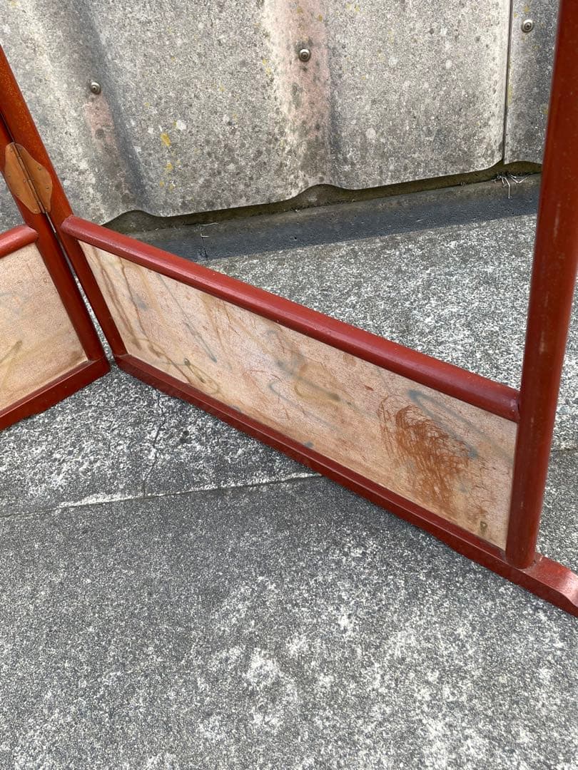 稀少/古道具/当時物/無垢材/木製/衣紋掛け/衣桁/着物掛け/22