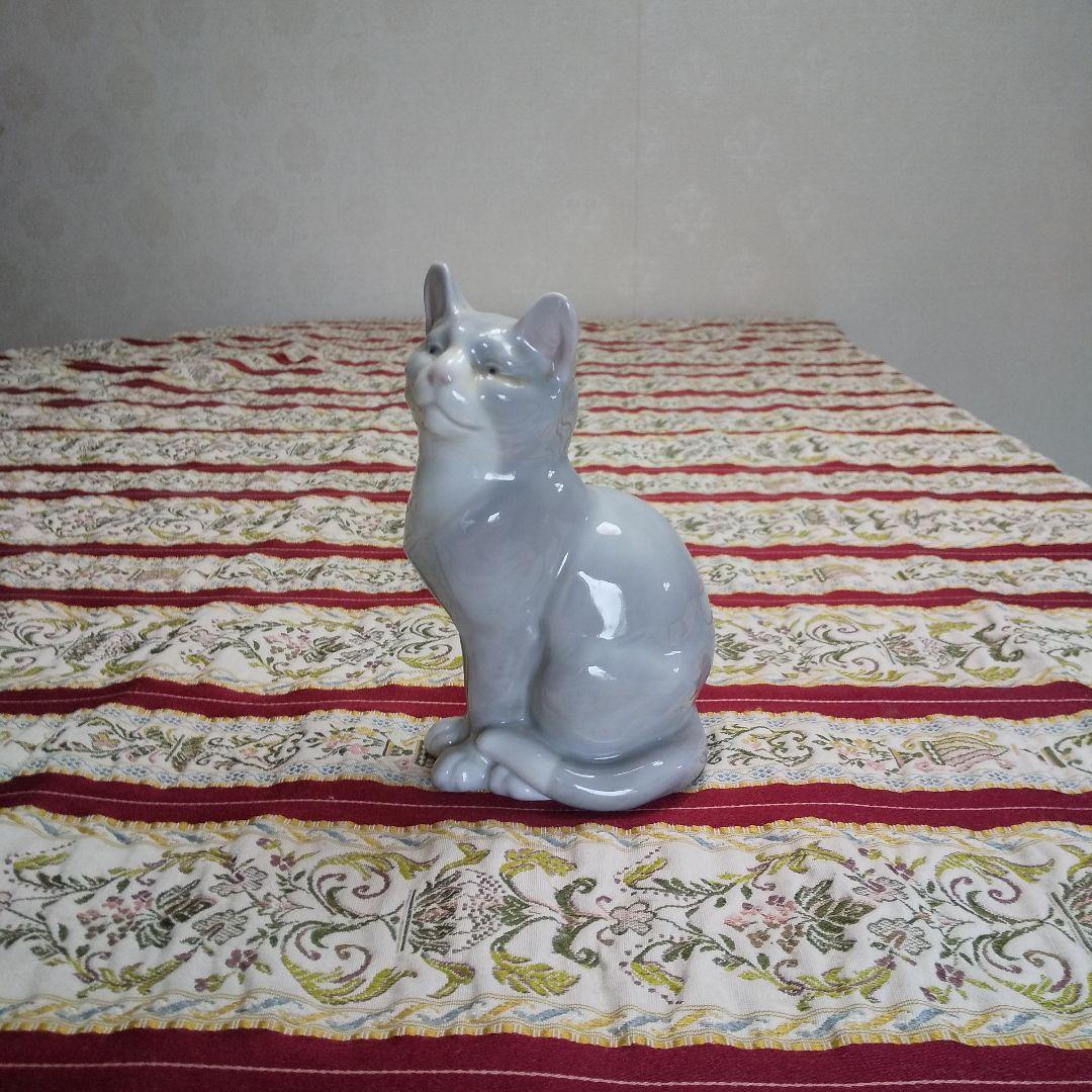 フランス製 アンティーク インテリア 高さ 16cm 陶器 中古品 グレー