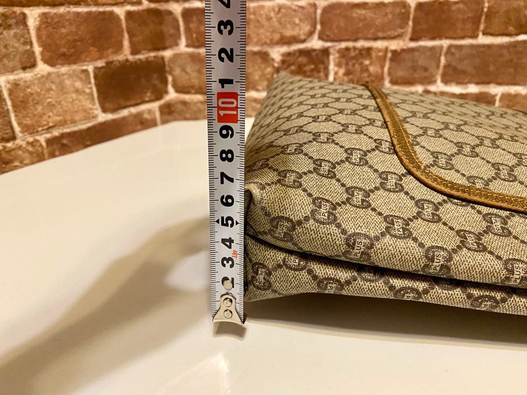 可愛い❗️GUCCIトートバッグ　GGPLUS シェリーライン　オールドグッチ