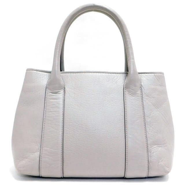 美品 HIROFU ヒロフ トートバッグ ハンドバッグ レザー グレー系 日本製