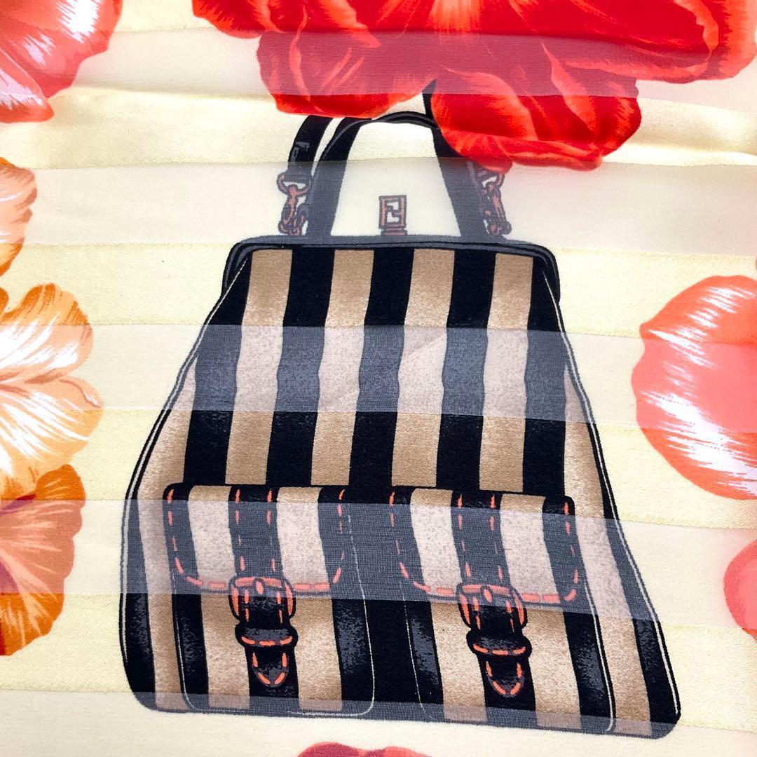 【未使用】FENDI フェンディ スカーフ ペカン バッグ柄 FF