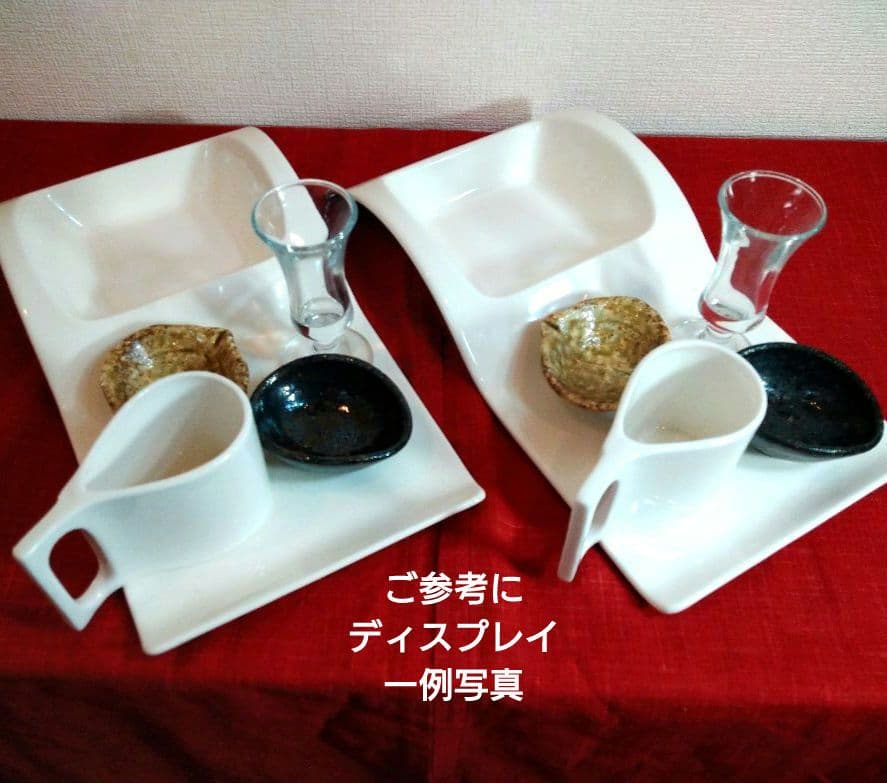 ⬛豪華に素敵な演出ディスプレイ用⬛２ステージウェーブ【デザイン長皿】⬛３組セット