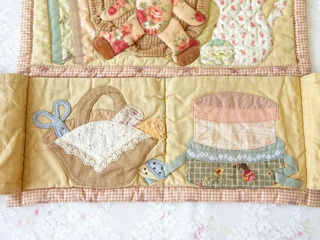 マニー　ベア　ウォールポケット　コラージュ　イマン　ローズ