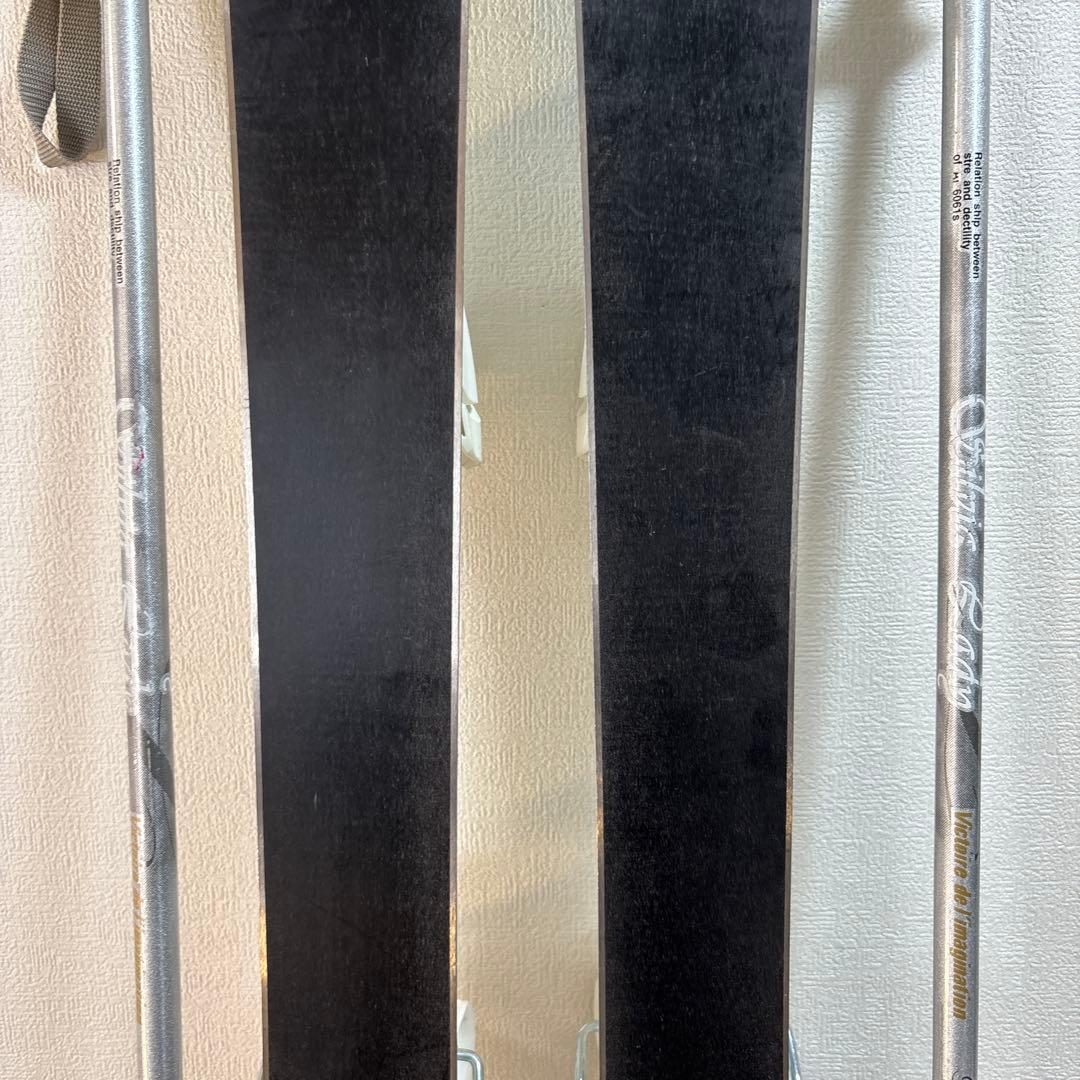 ジュニアスキーセット　VolklFLAIR 110cm 21cm ストック付