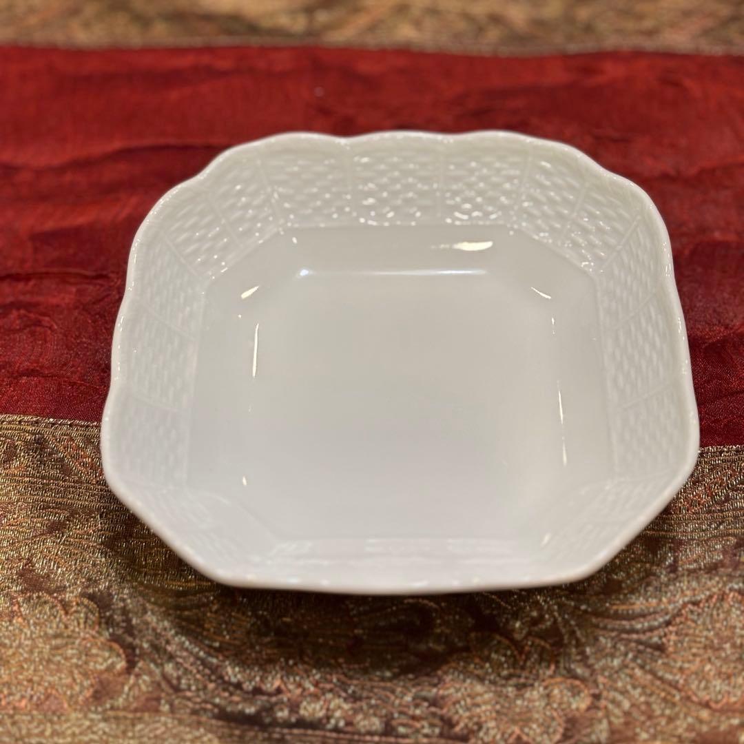 新品　リチャードジノリ　ベッキオホワイト　スクエア　12cm ６客セット