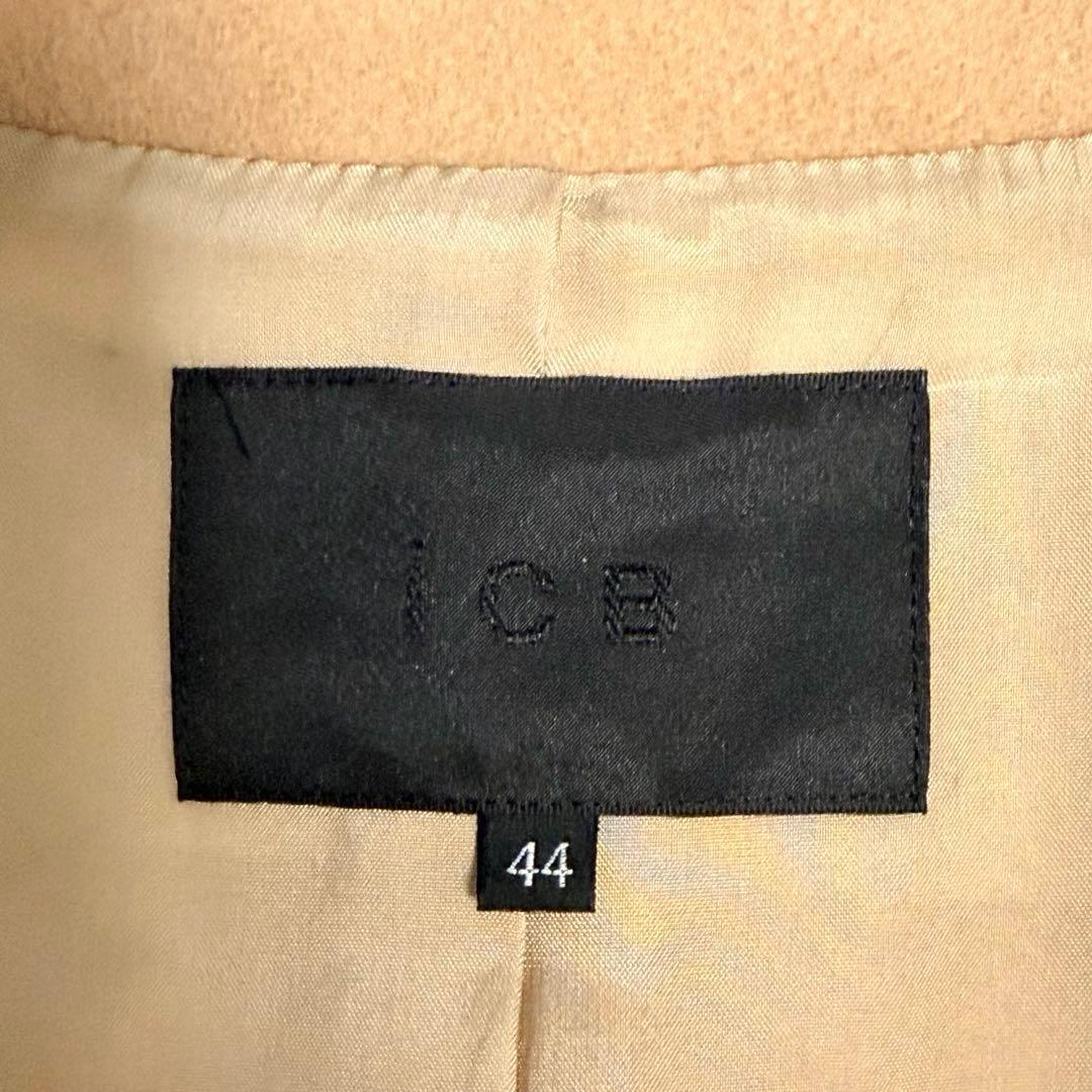 【極美品】完売品✨️ICB カシミヤ 大きいサイズ 44 チェスター コート