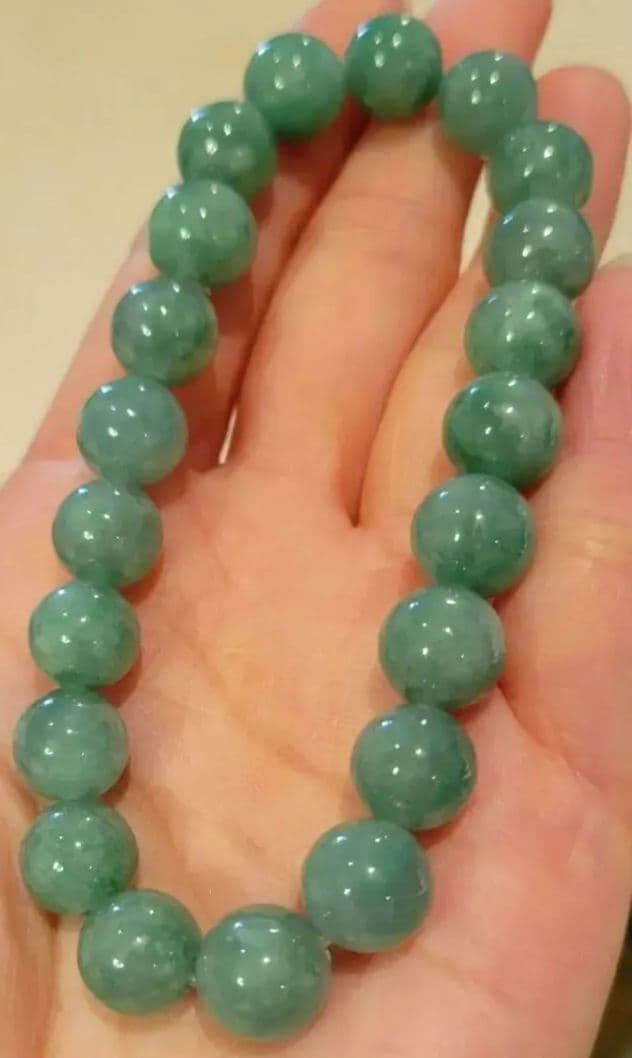 ☆！別格極上品！レア！☆糸魚川翡翠☆ろうかん質グリーン翡翠☆ブレスレット☆