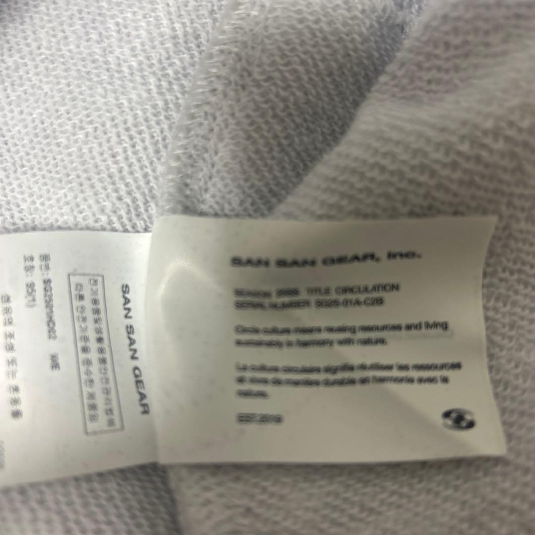 SANSAN GEARサンサンギア　変形ボタンフーディサイズ1