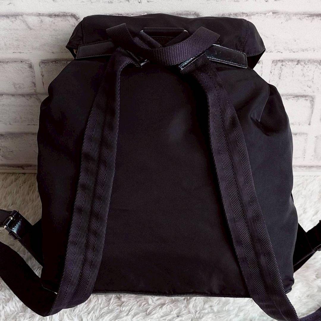 プラダ リュックサック 三角ロゴ バックパック ブラック レディース