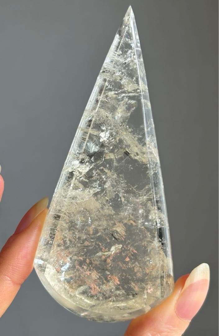 レア　高品質　シトリン　大きめ雫　ドロップ