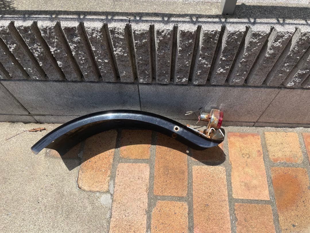 ドラッグスター400用フラットフェンダー