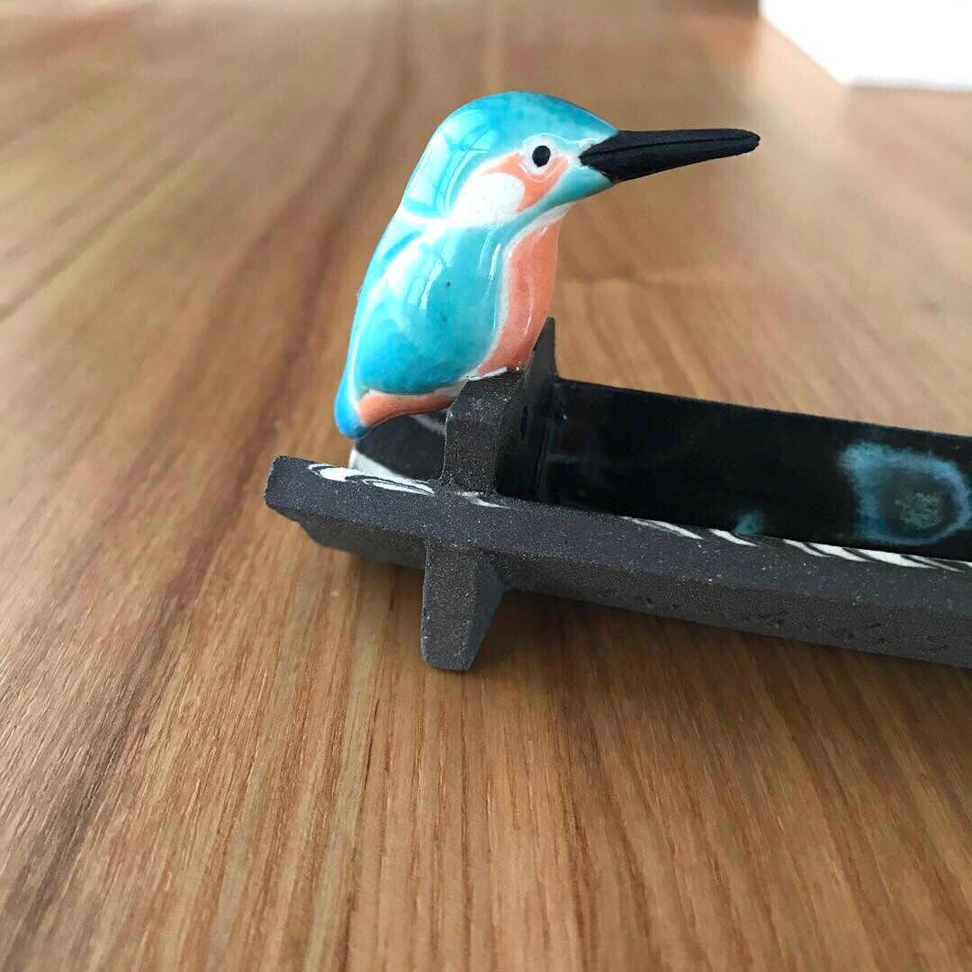 カワセミの香立　飯田倫久