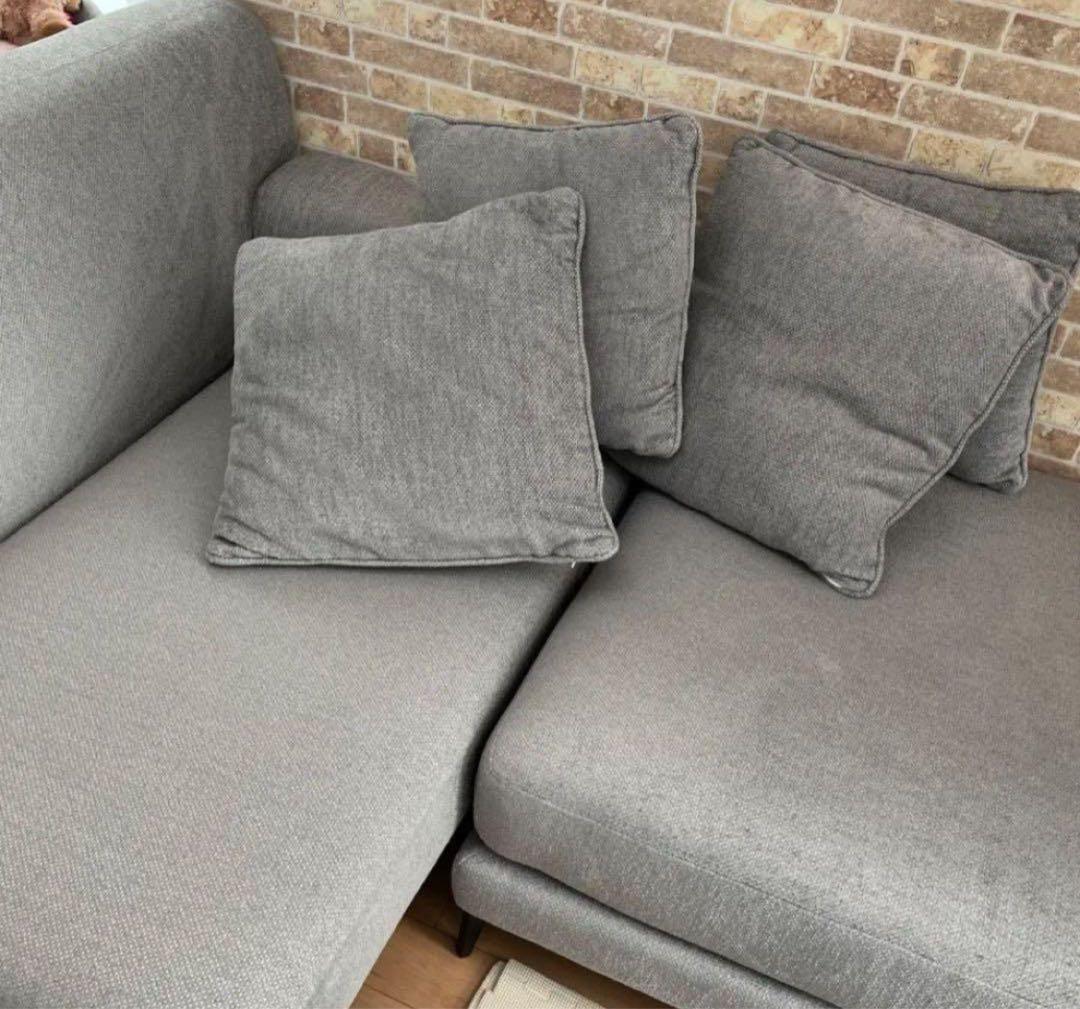 ② 【定価19万】アルモニア 4人掛けソファ｜喫煙・ペットなし｜設置込み