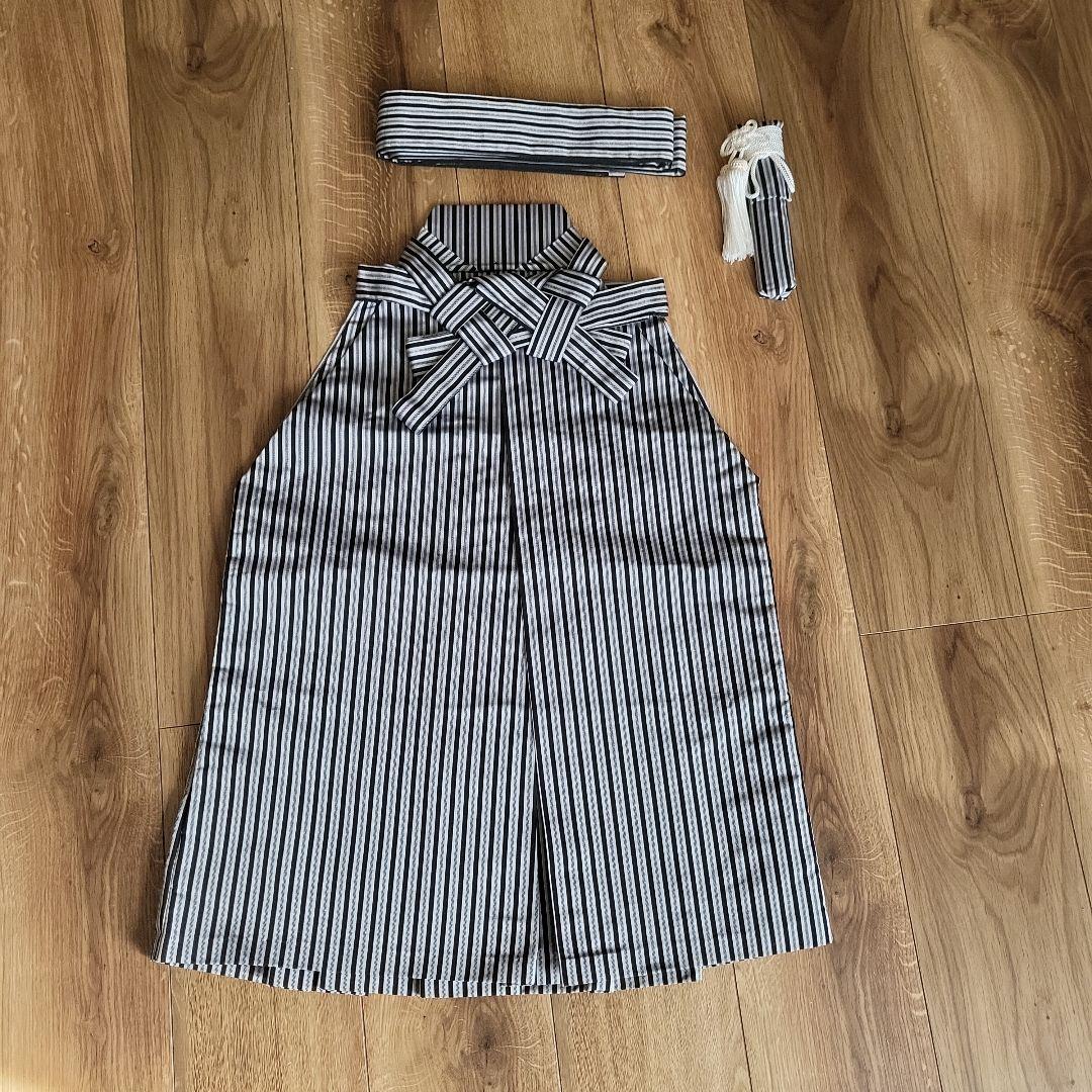 日本製　5歳　七五三用 セット　青緑色の着物