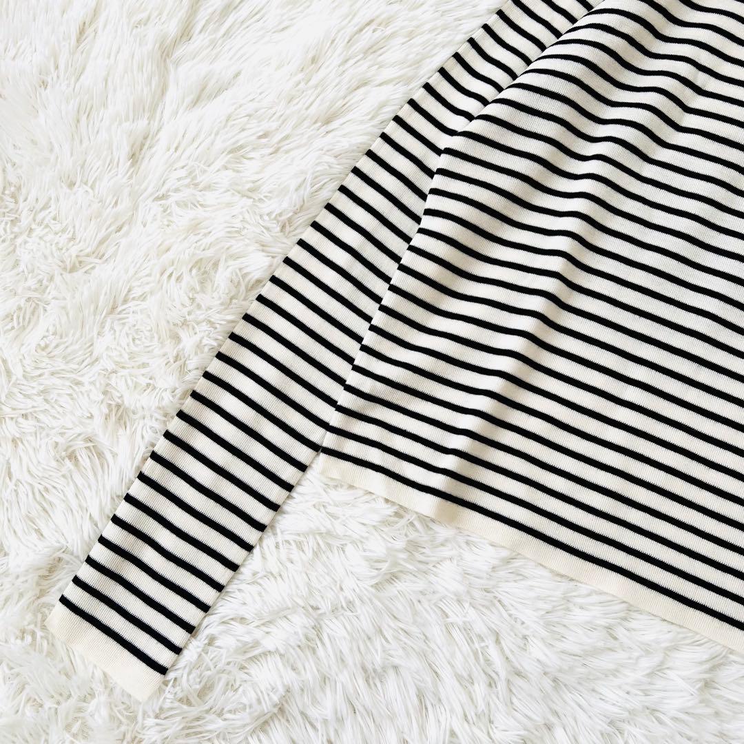 アパルトモン ドゥーズィエムクラス 22AW ボーダータートルネックニット