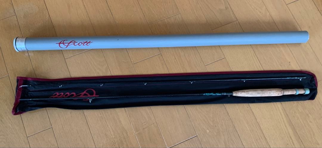 神山さん専用Scott 貴重2ピースフライグラスロッドF602-60055