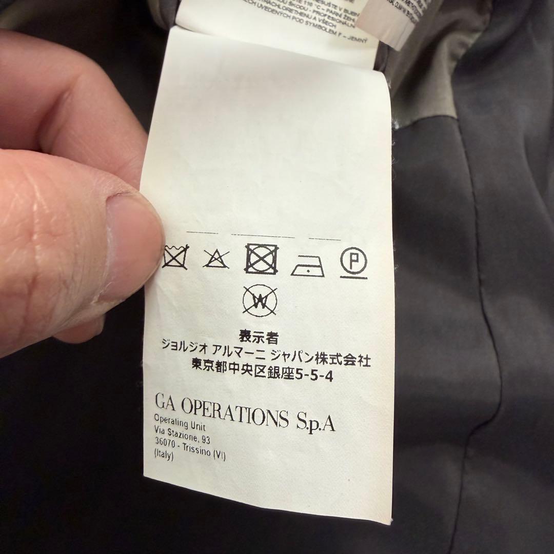 近年極美品XLサイズ相当　エンポリオアルマーニ　チェスターコート　アルパカ