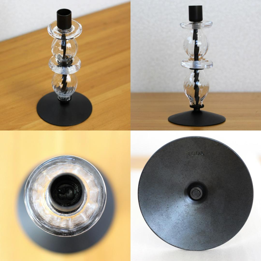 【美品・刻印】エリックホグラン　キャンドルホルダー オニオン型　2個セット