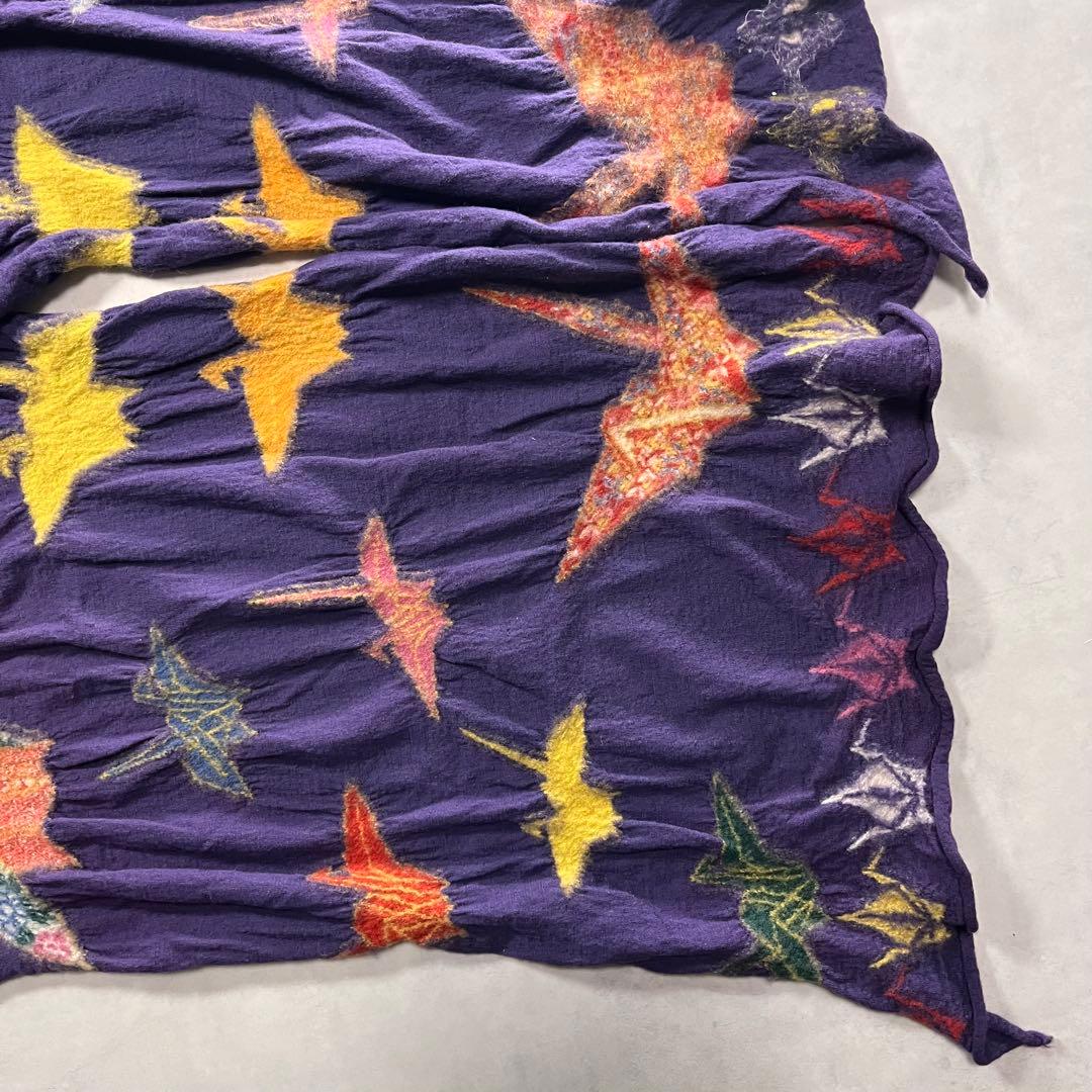 KAPITAL 折鶴 縮絨 マフラー スヌード ストール キャピタル