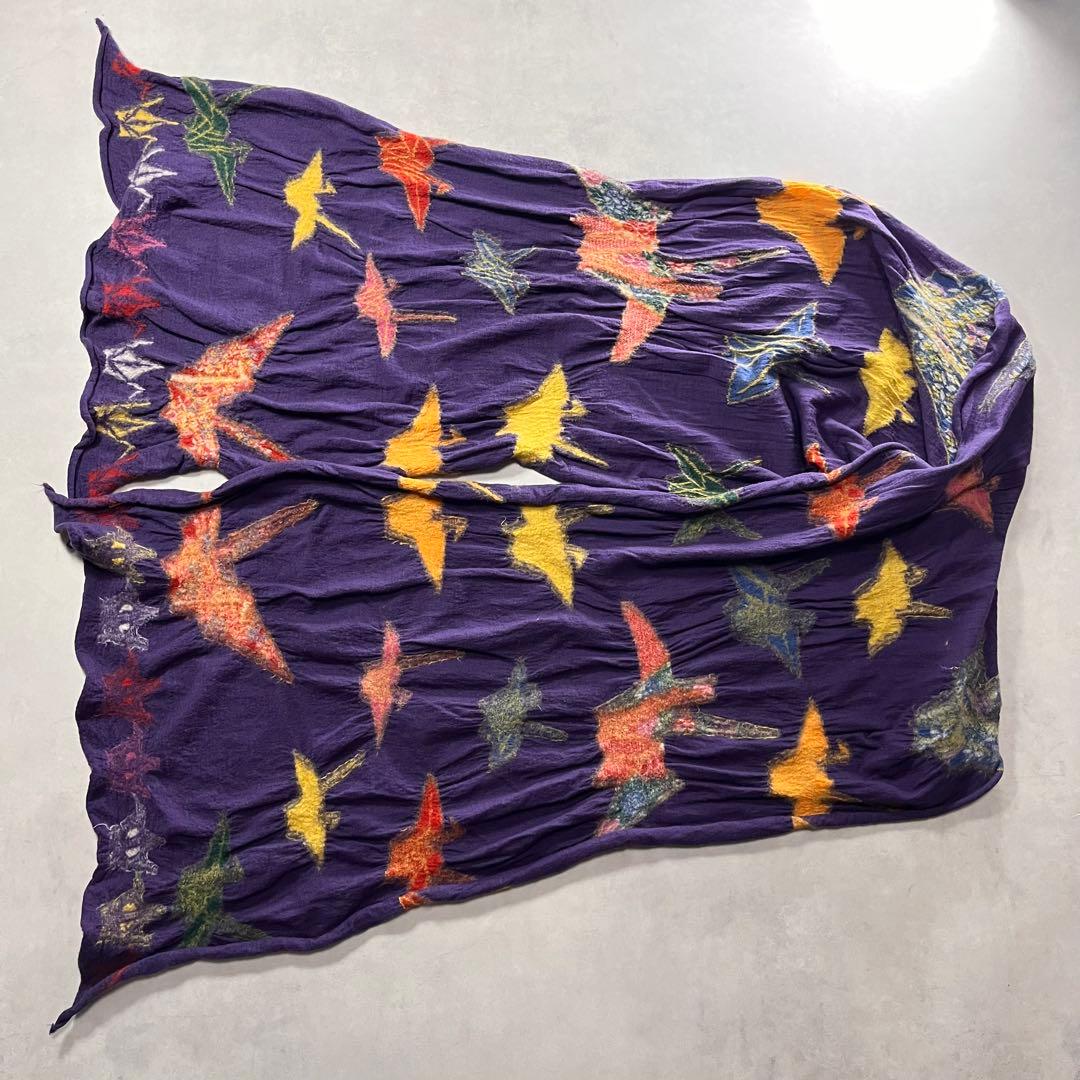 KAPITAL 折鶴 縮絨 マフラー スヌード ストール キャピタル