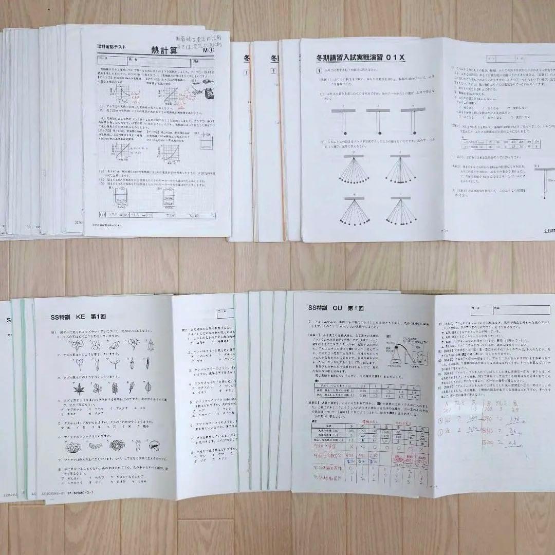 2024年受験　SAPIX サピックス 6年生 テキスト 理科 1年分他