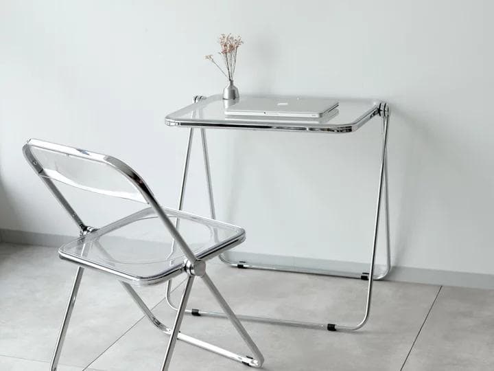 CASTELLI PLIA クリアテーブル 折り畳みテーブル リプロ ピレッティ